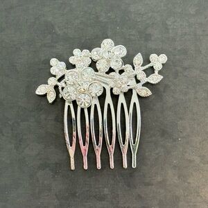 Crystal Floral Hair Comb